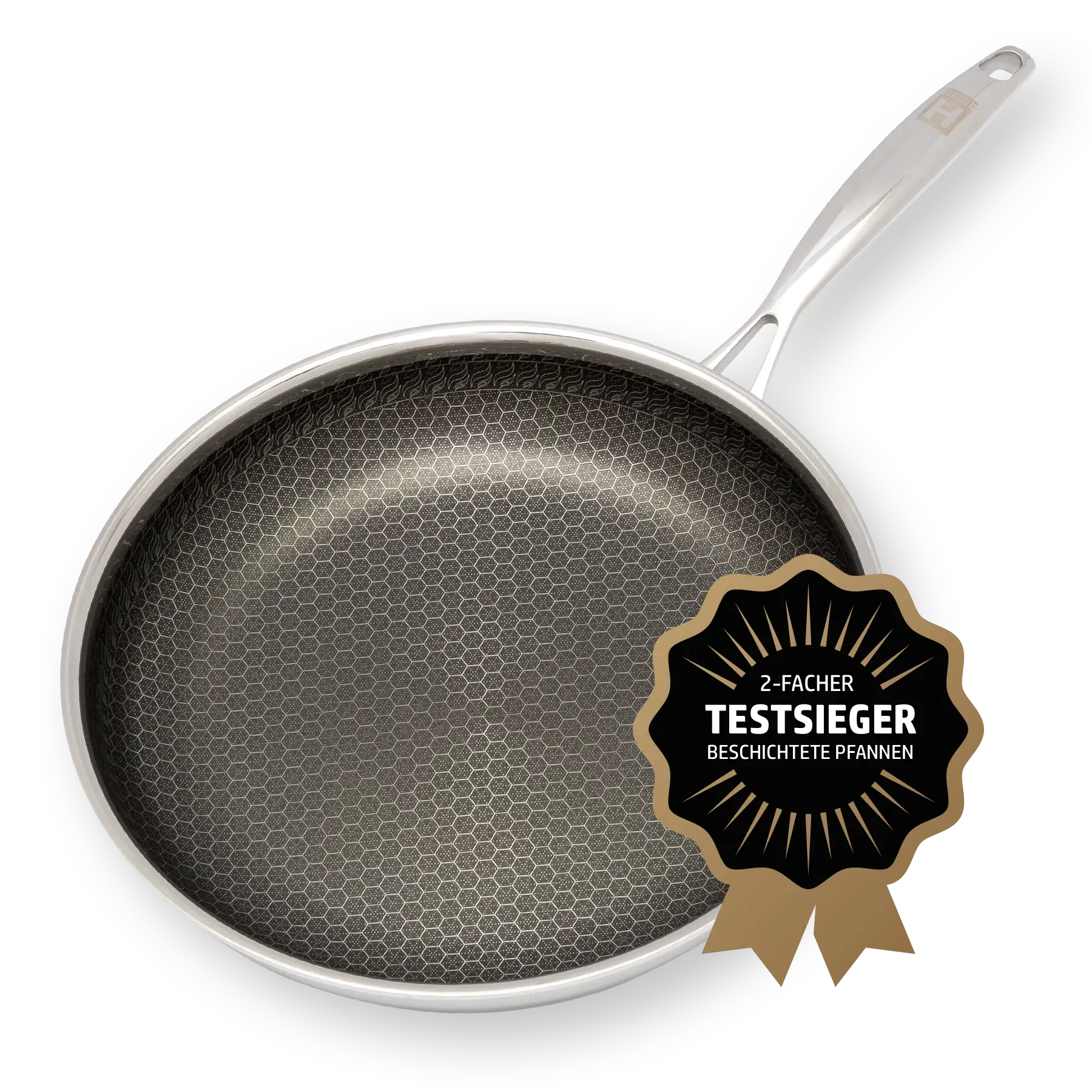 HENSSLERS Bratpfanne 30 cm » Große Pfanne beschichtet ⭐