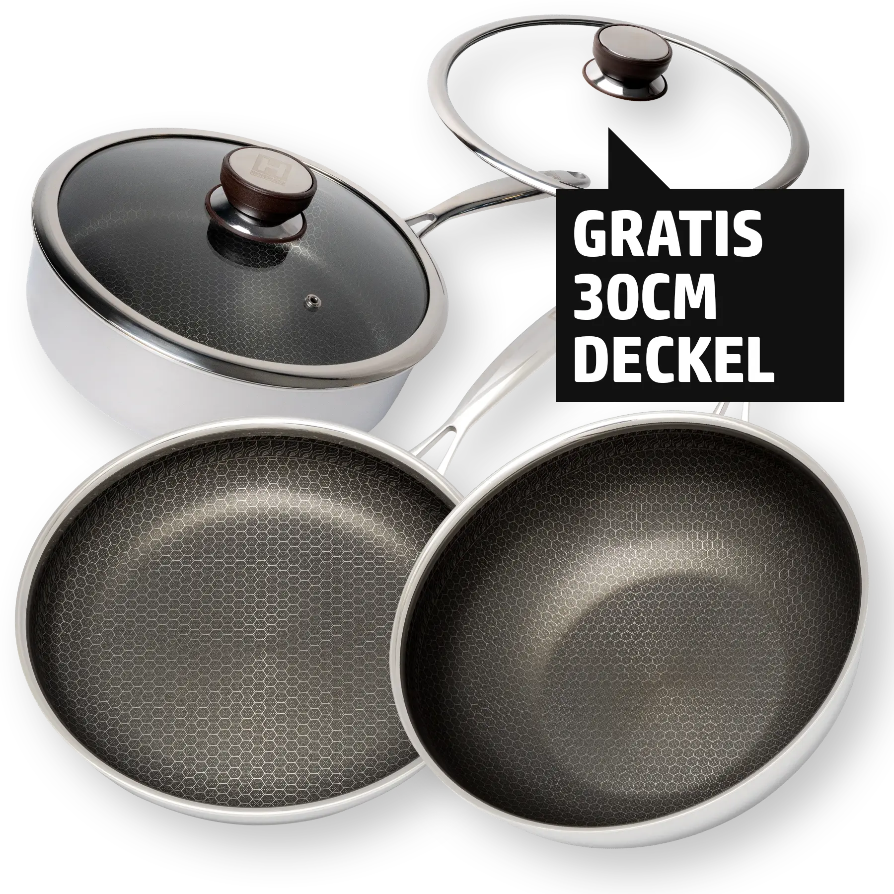 Pfannenset Induktion » Bratpfannen & Wok in Top-Qualität ⭐ – HENSSLERS