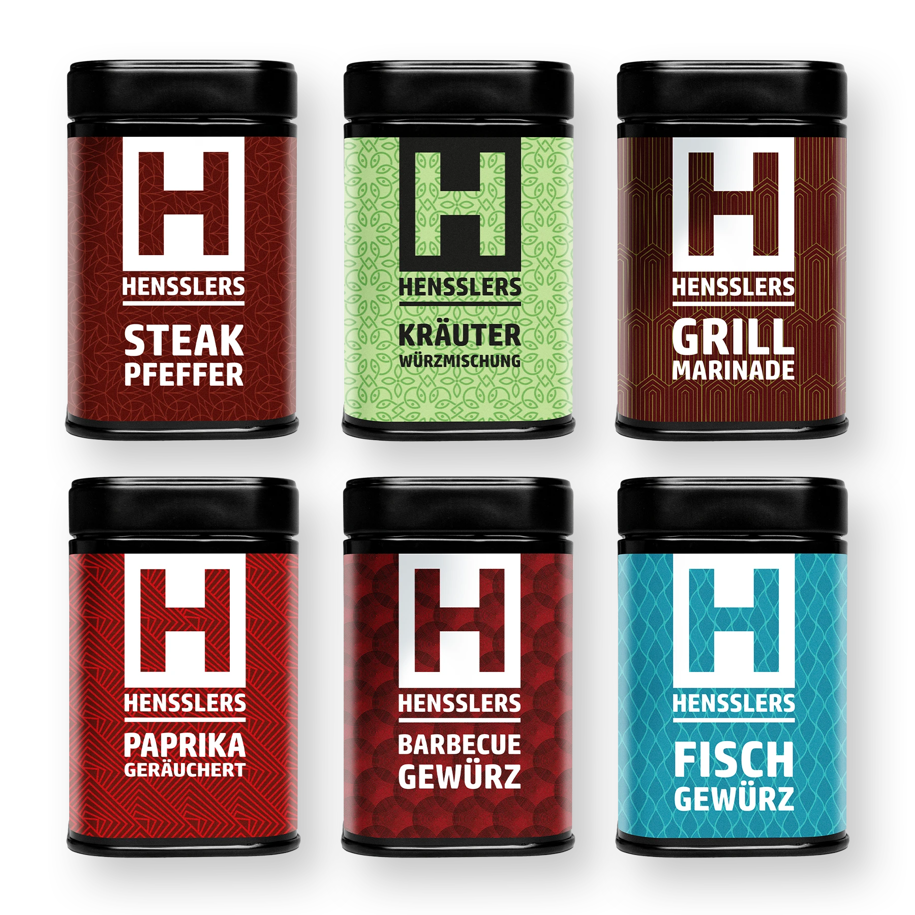 HENSSLERS 6er Grill & BBQ Gewürzset
