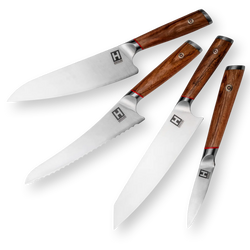 HENSSLERS "scharfe Klinge" 4er Messerset