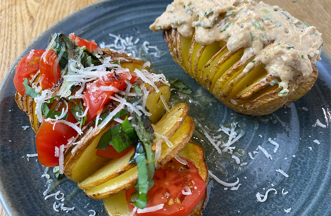 Hasselback Kartoffeln