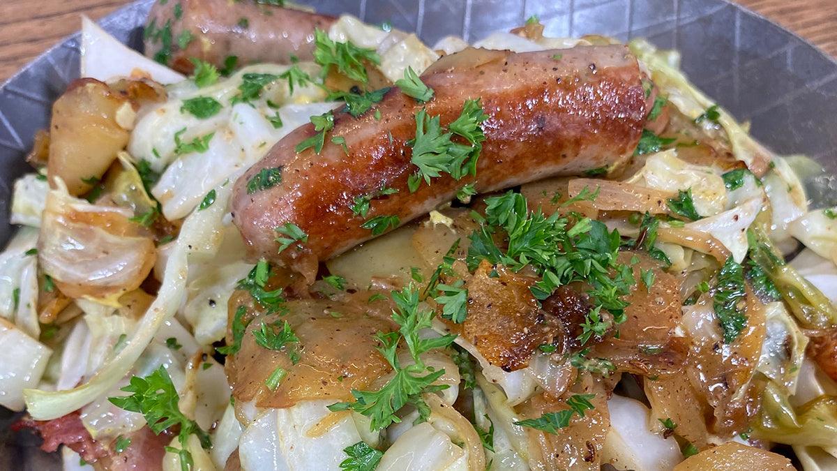 Bratwurst-Pfannen