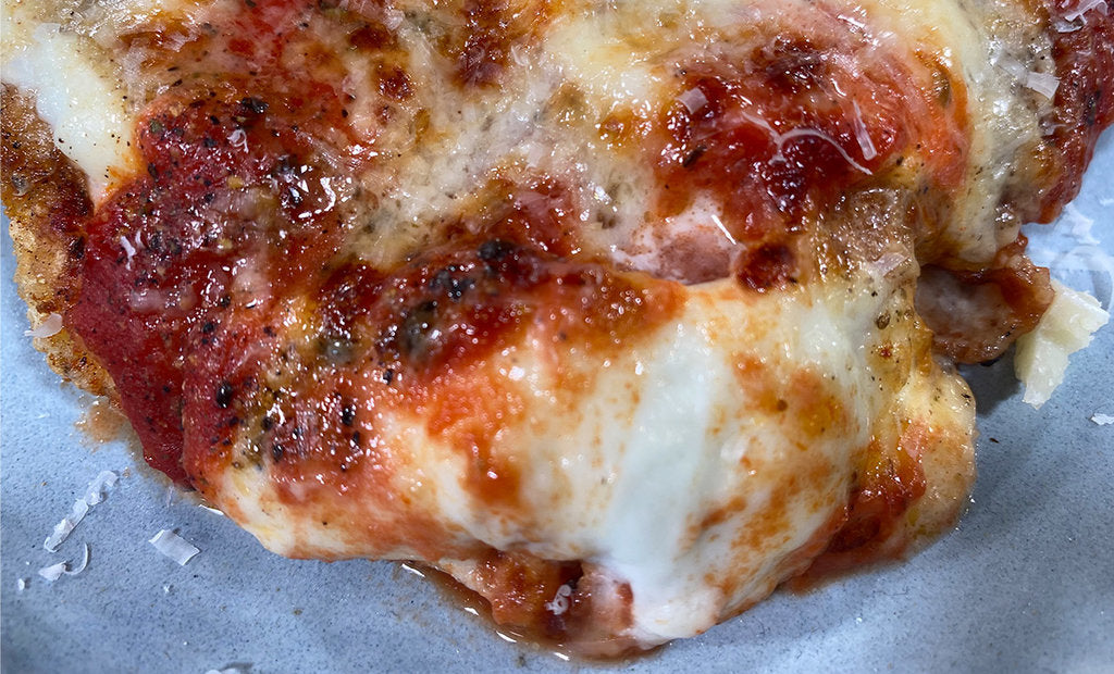 Hähnchenschnitzel à la Parmigiana