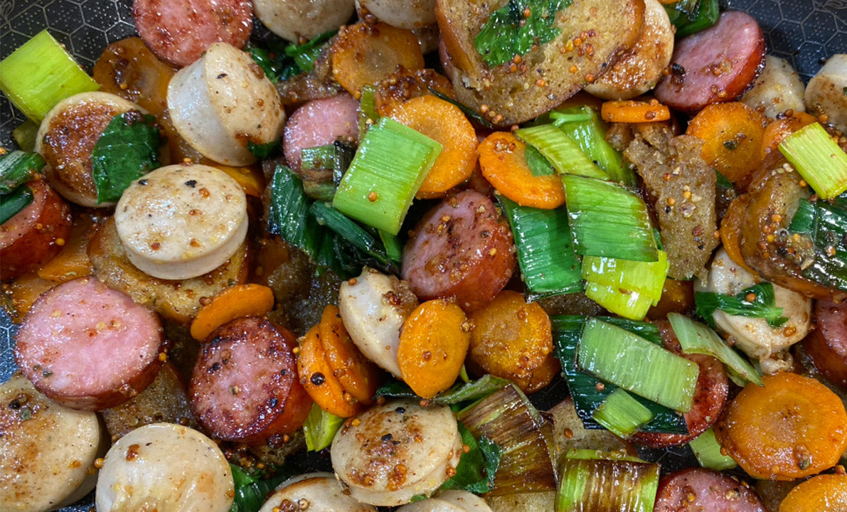 Krakauer-Bratwurst-Pfanne