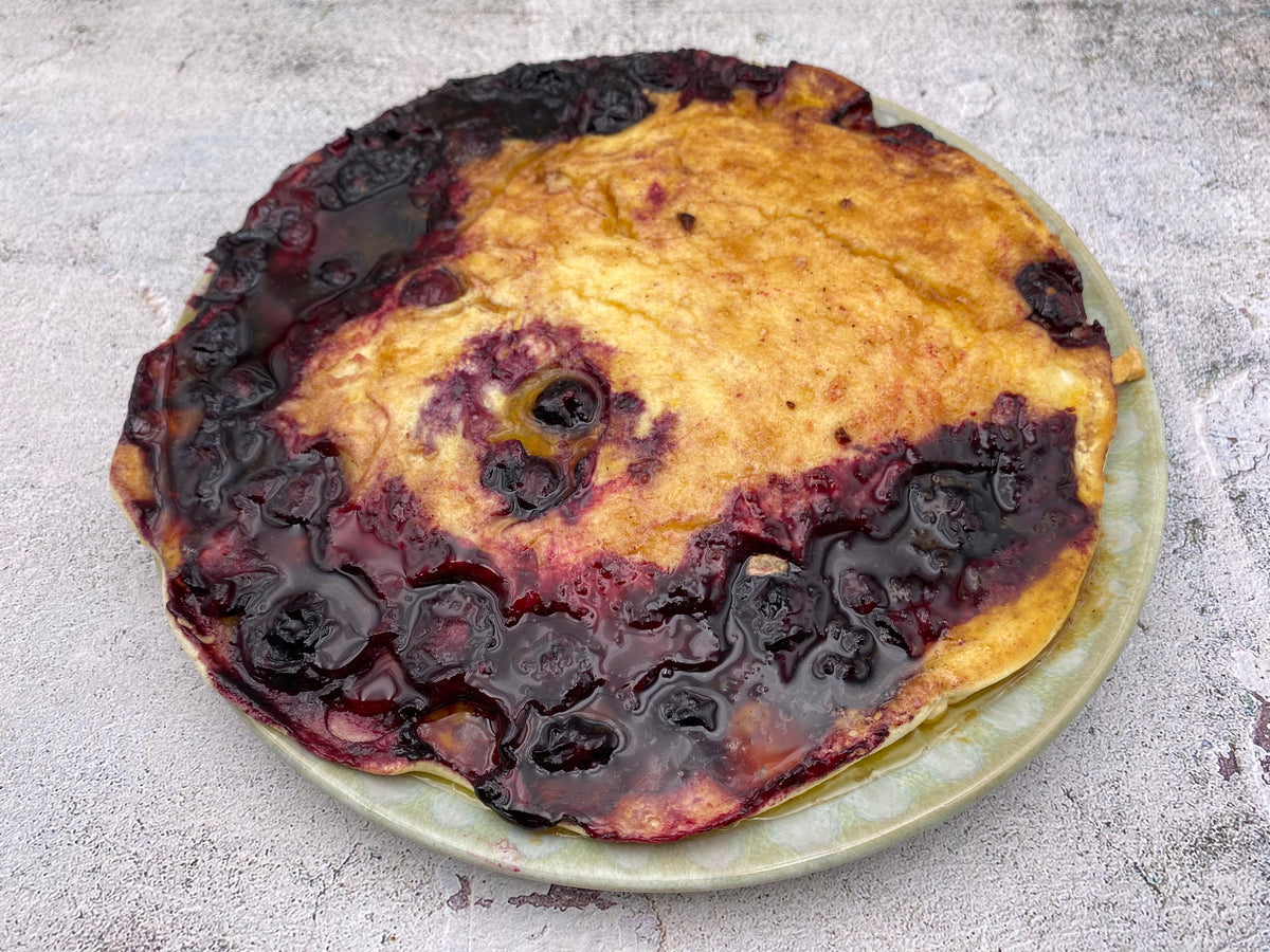 Der (wirklich) fluffigste Blaubeer-Pfannkuchen der Welt