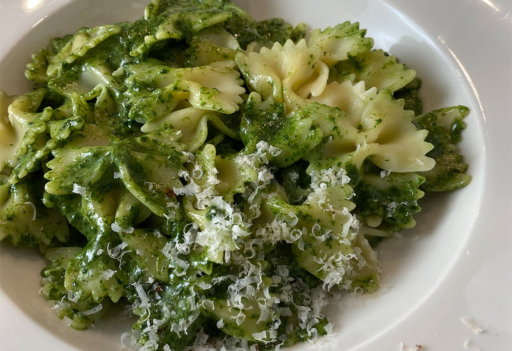 Farfalle mit Rahmspinat