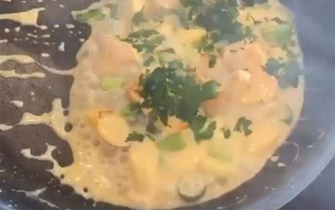 Spargel mit Hähnchen