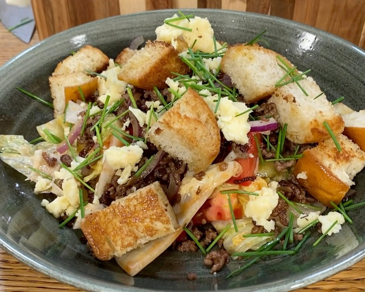 Cheeseburger-Salat