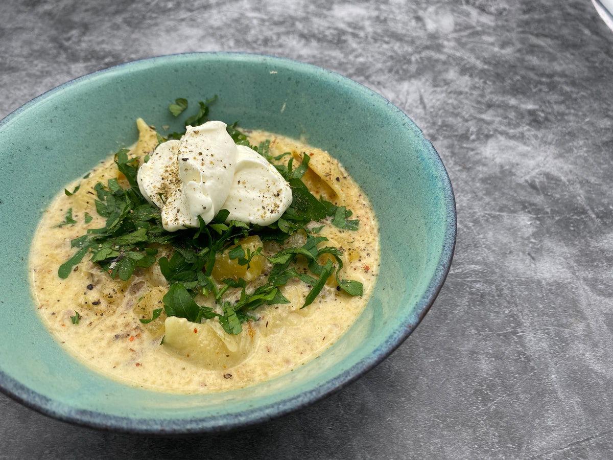 Deftiger Steckrübeneintopf