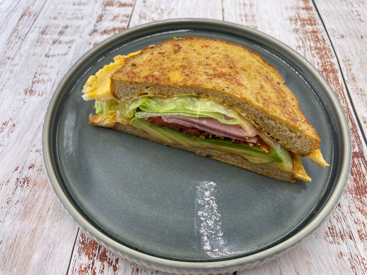 Leckeres Frühstücks-Sandwich