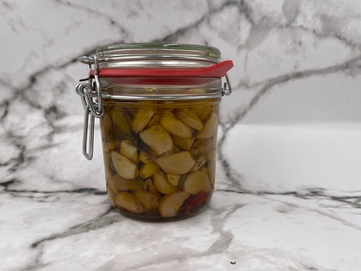 Confierter Knoblauch