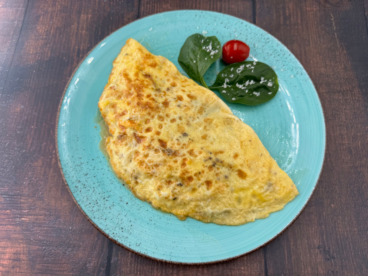 Spinat-Tomaten-Omelett