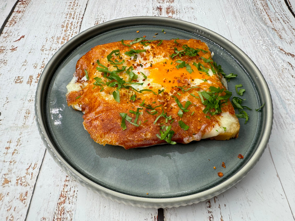 Käse-Sandwich mit Ei