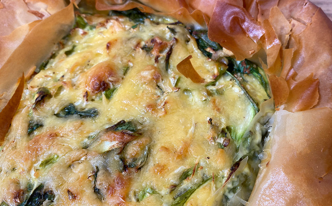 Offener Gemüsestrudel