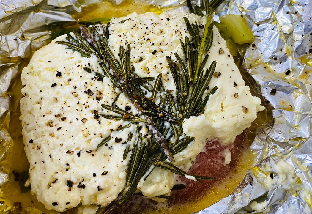 Fetakäse mit Melone