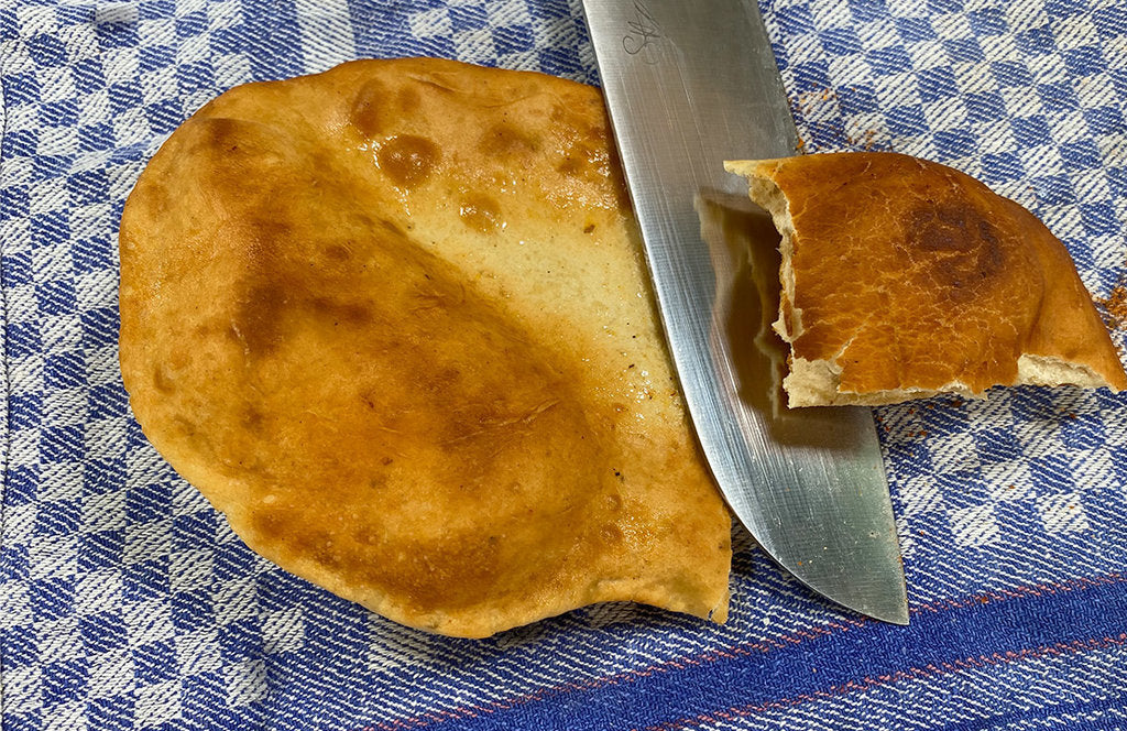 Knusprige Brottasche