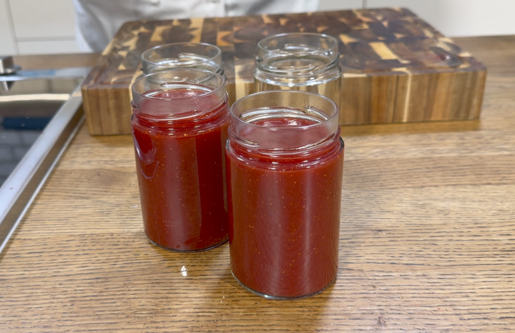 Erdbeermarmelade mit Vanille