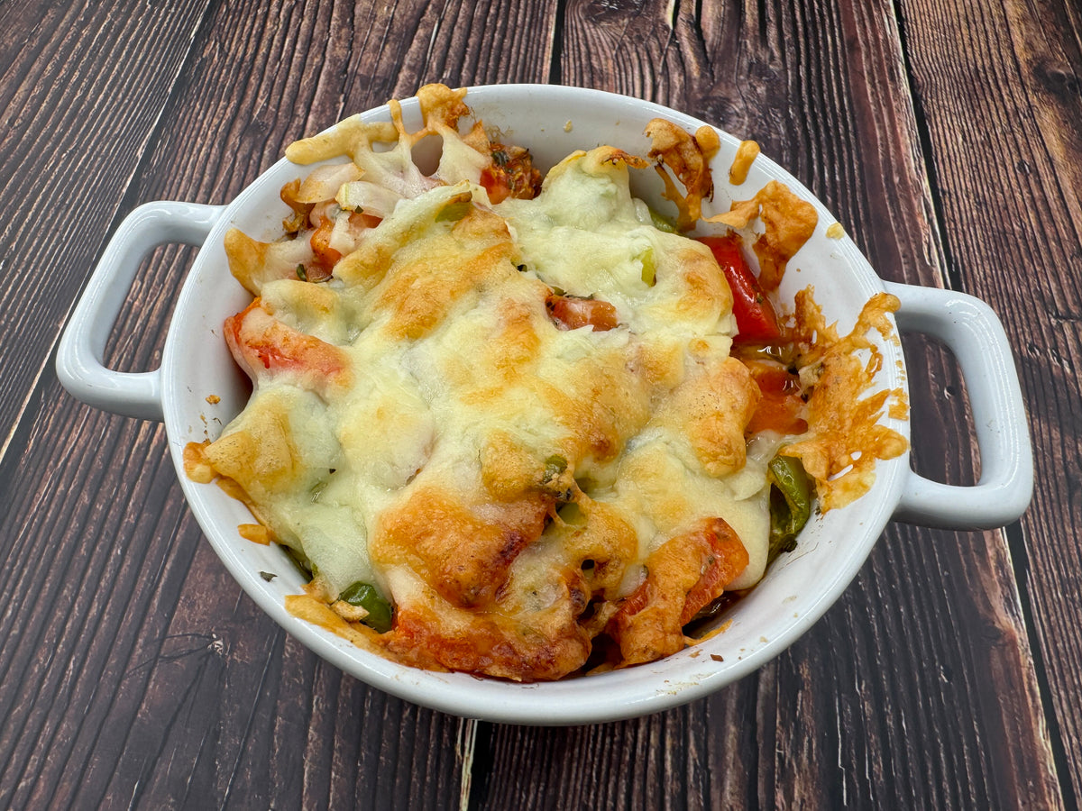 Gratinierter Bauernsalat aus dem Ofen