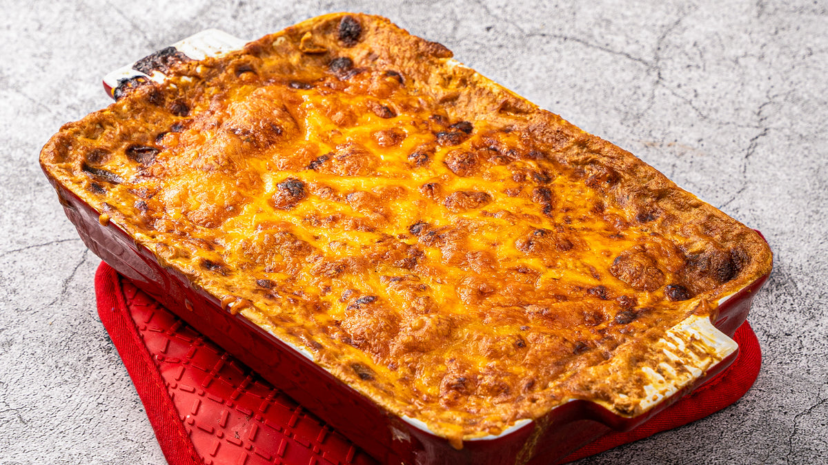 Kartoffelgratin mit Chorizo und Paprika