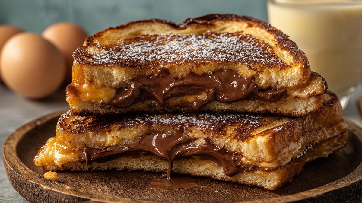 French Toast mit Nussnougatcreme