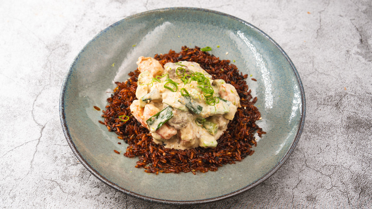 Crispy Rice Bowl "Surf and Turf"