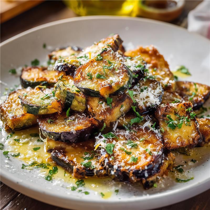 Aubergine mit Zucchini