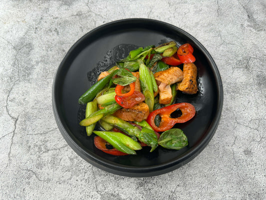 Würzige Lachs-Pfanne