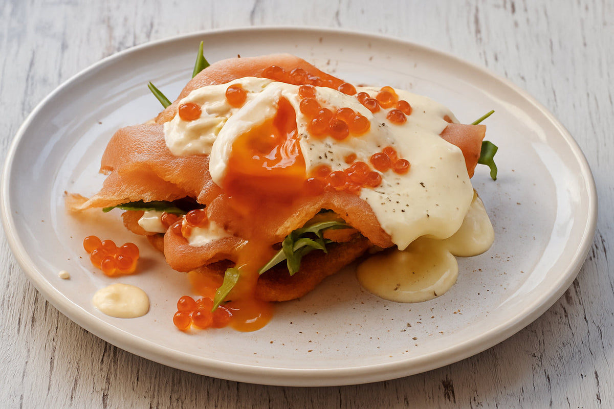 Eggs Royal mit Räucherlachs