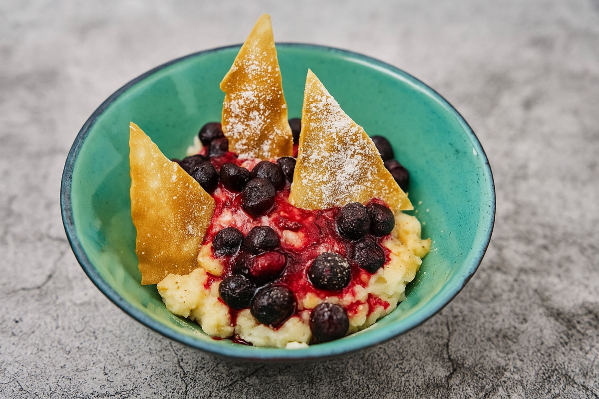 Omas Milchreis mit Crunch