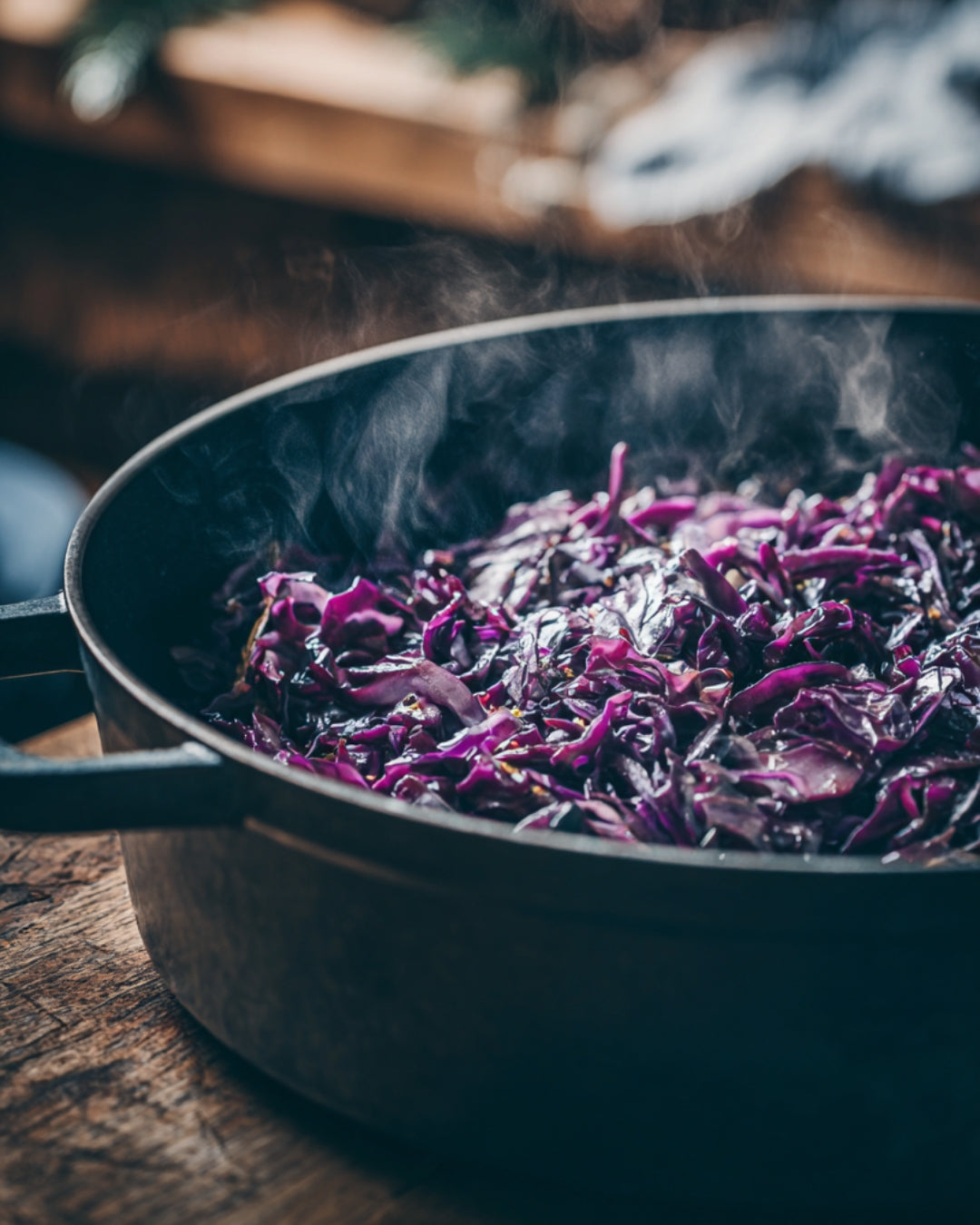 Weihnachtlicher Rotkohl