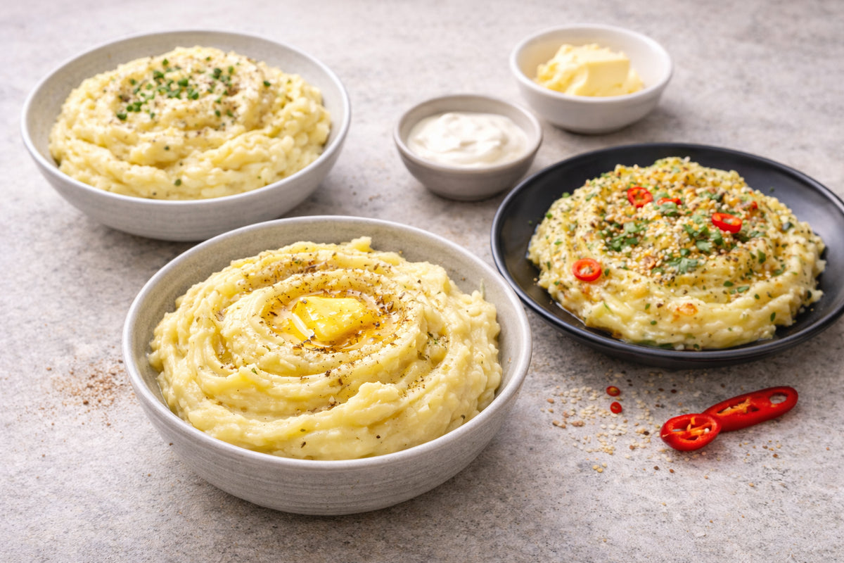 Dreierlei Kartoffelpüree