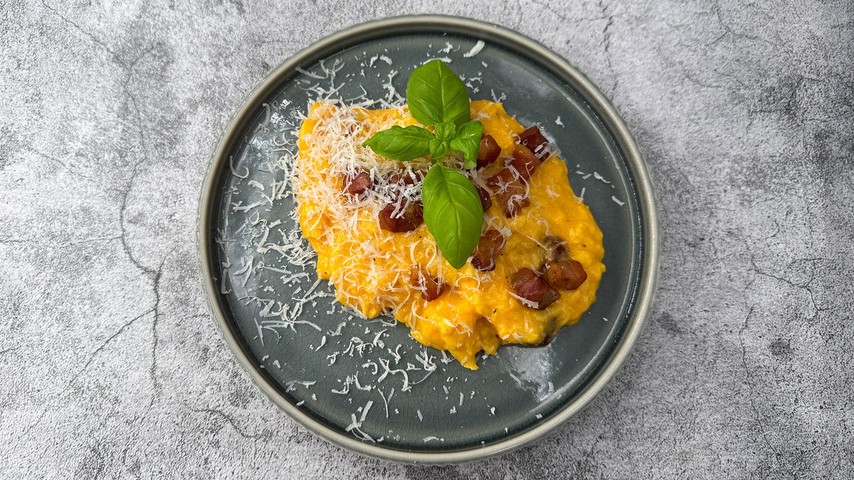 Rührei "Carbonara Style"