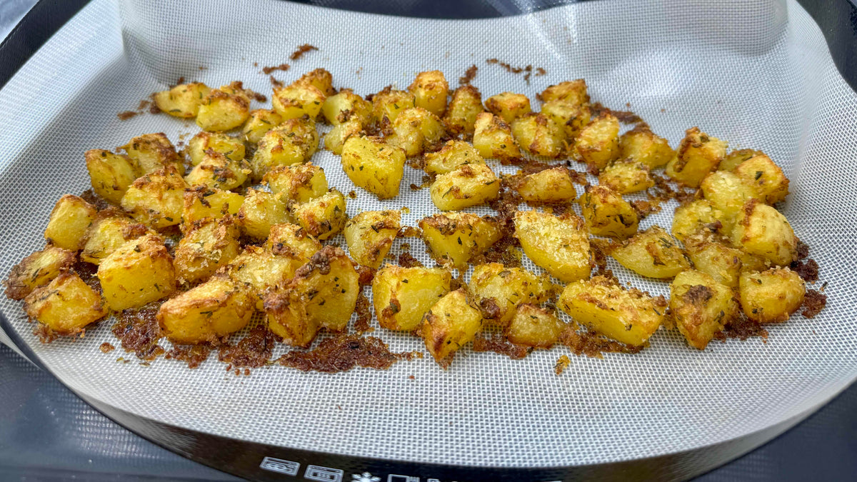 Knusperkartoffeln aus dem Ofen mit Fake-Aioli