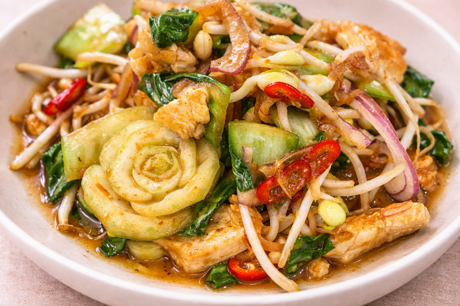 Spicy Chicken Salad "Live on Tape"