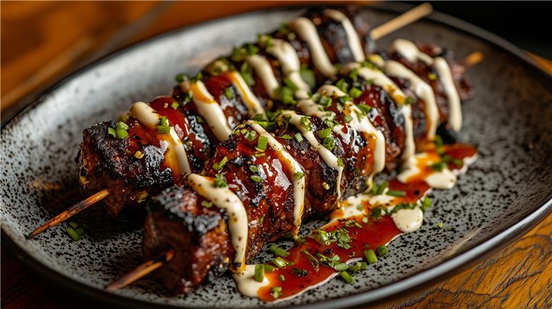 Schweinenacken-Spieße "Korean Style"