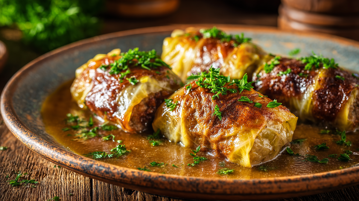 Klassische Kohlrouladen