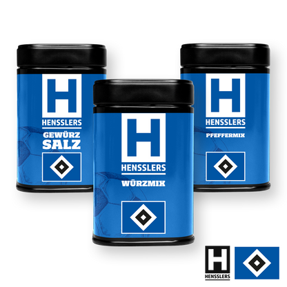 HENSSLERS Sturmtrio-Set HSV-Edition