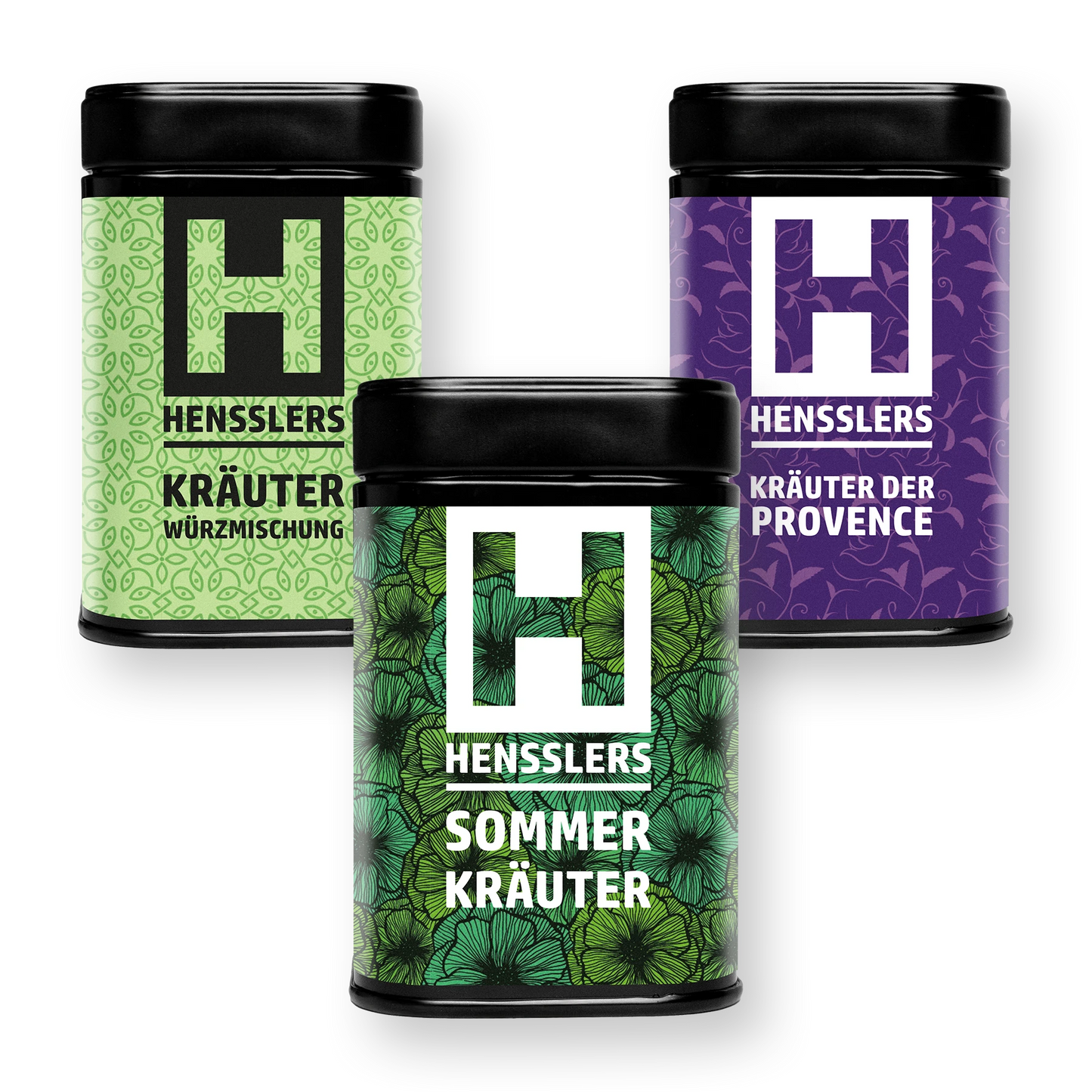 HENSSLERS 3er-Kräutergarten Set Gewürze HENSSLERS