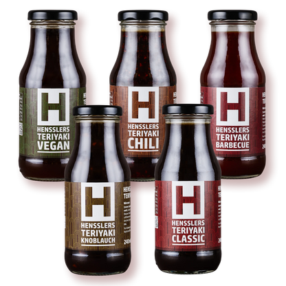 HENSSLERS 5er Teriyaki - Mix Saucen HENSSLERS