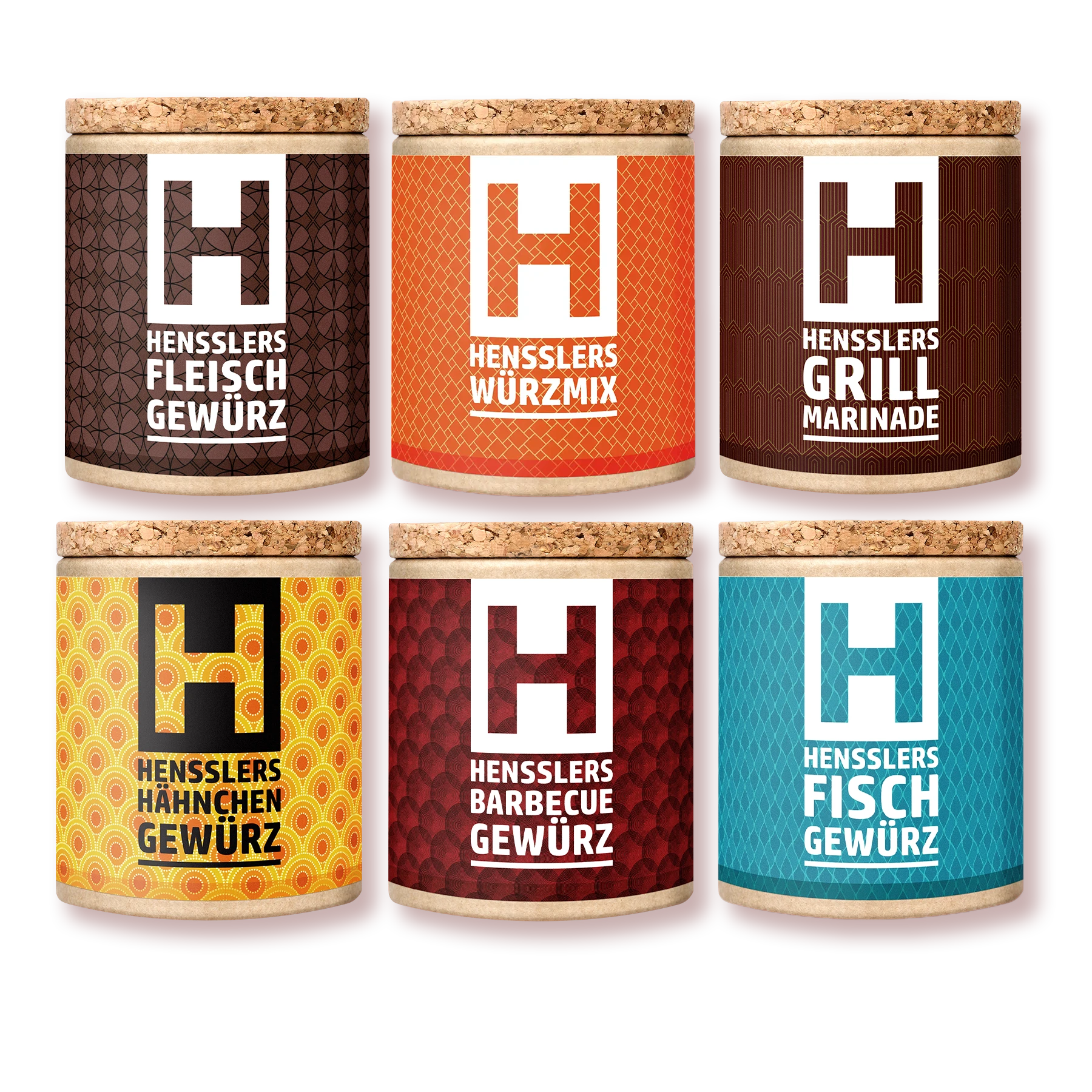 Hensslers 6er-BBQ Set Gewürze Hensslers