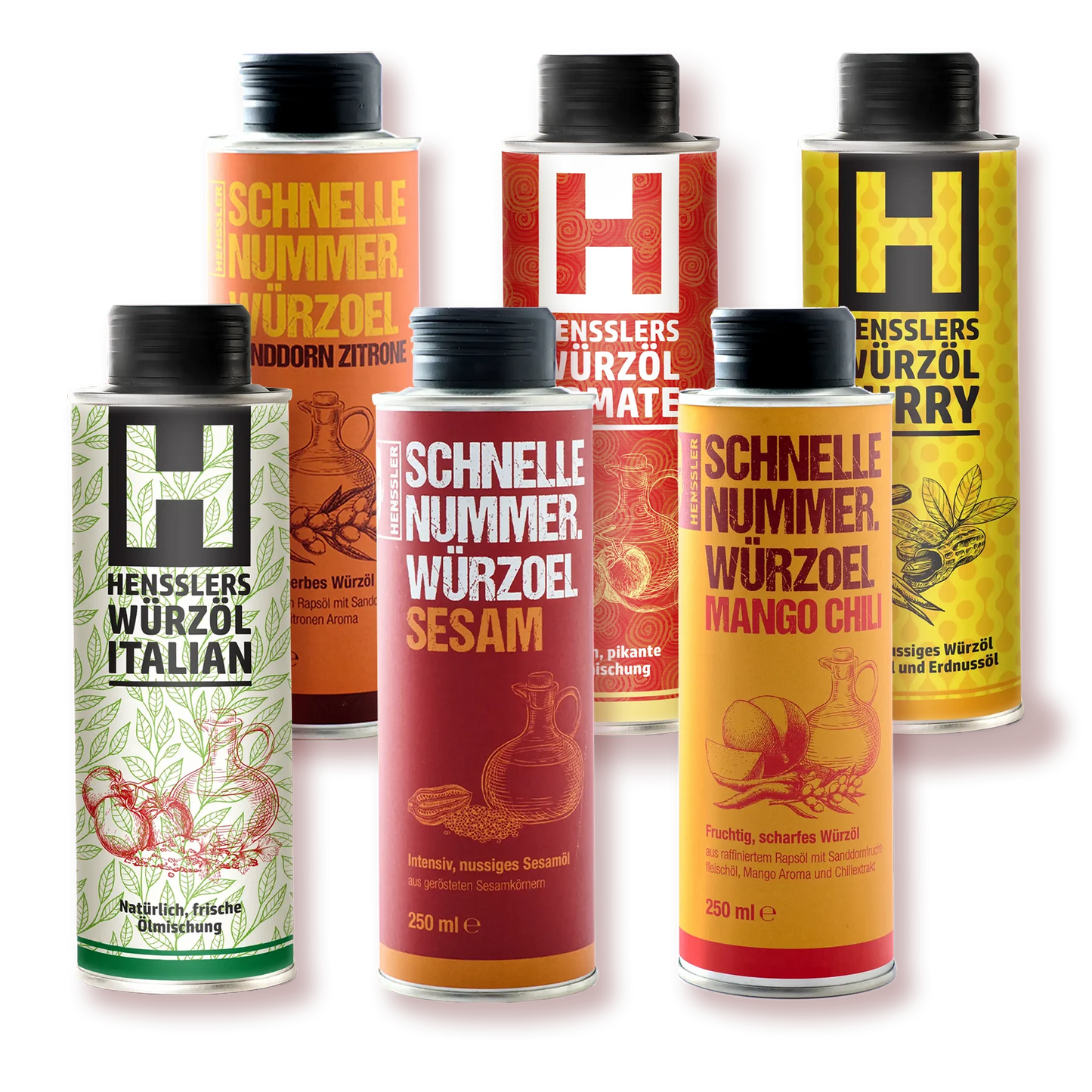 Hensslers 6er Würzöl Set Öl Hensslers