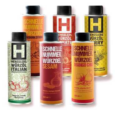 HENSSLERS 6er Würzöl Set
