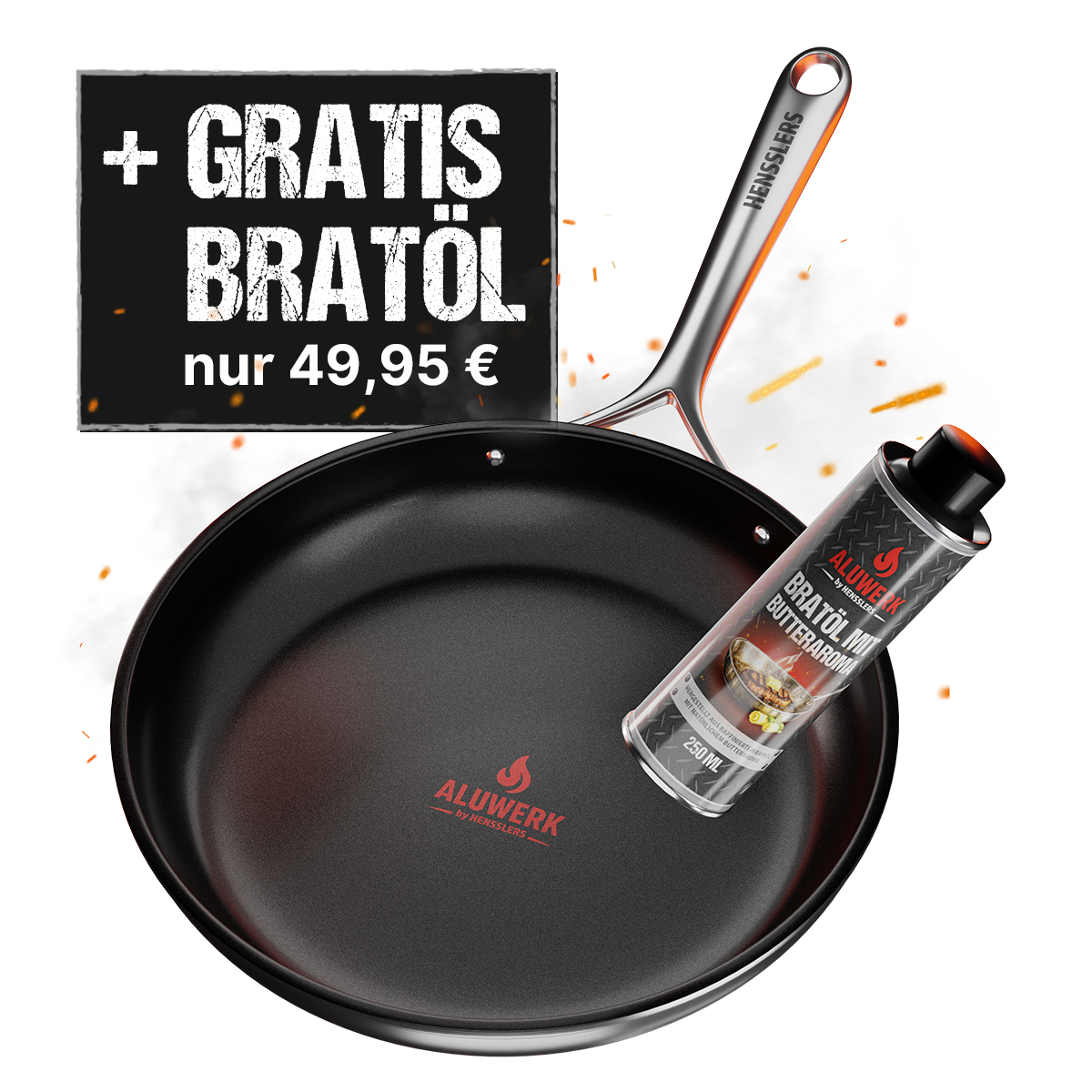 ALUWERK 28cm Pfanne by HENSSLERS