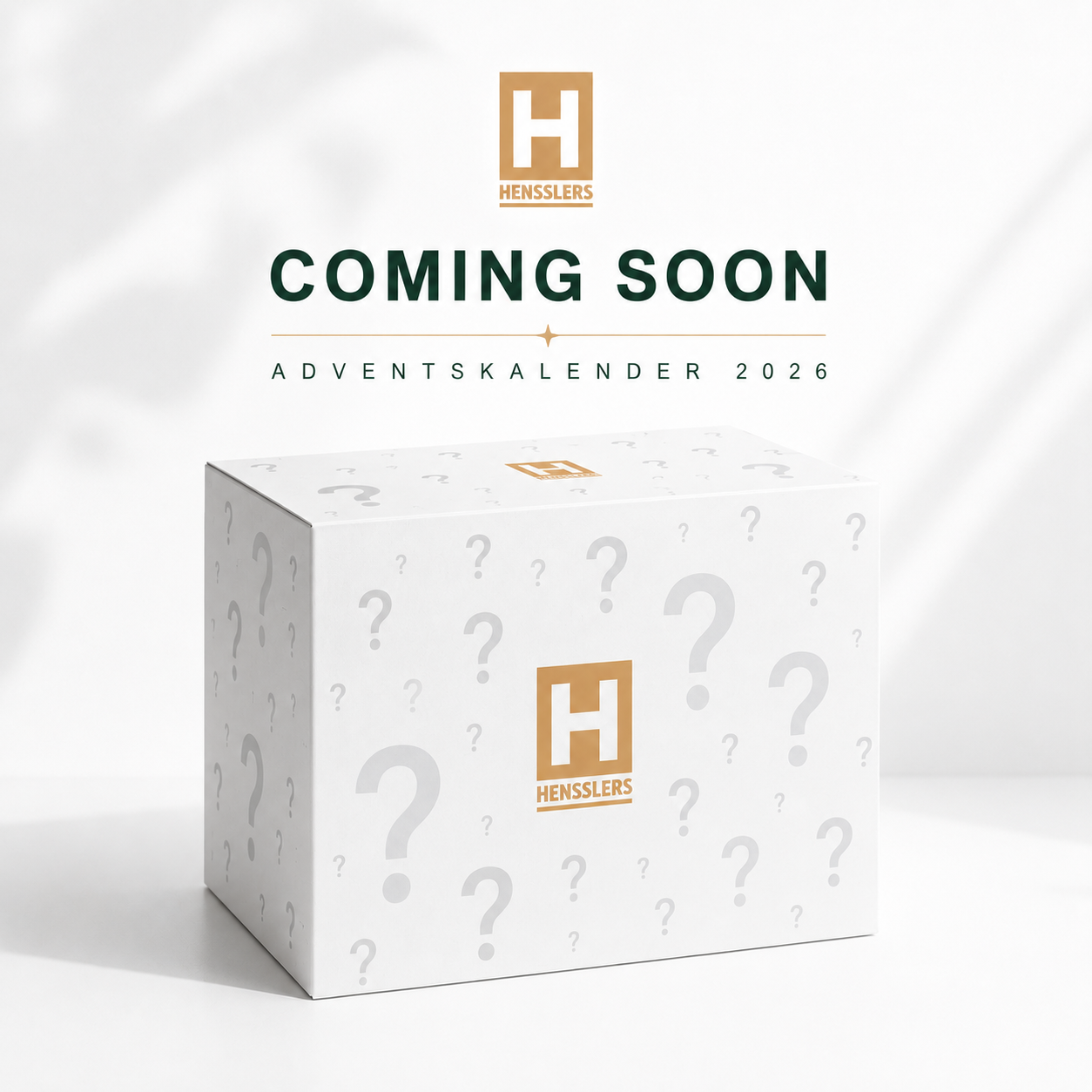 HENSSLERS Premium Adventskalender 2026 Saisonal HENSSLERS