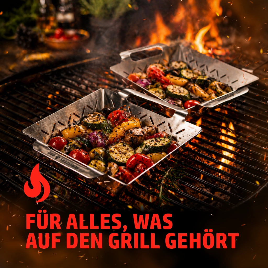 aufbewahrung grillgut HENSSLERS Grillschale Set