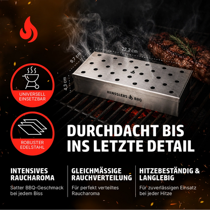 HENSSLERS Räucherbox Küchenzubehör HENSSLERS