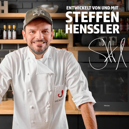 HENSSLERS Scheidebrett Akazienholz 3er Set