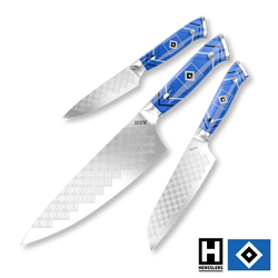 HENSSLERS 3er Messerset HSV-Edition Messer HENSSLERS