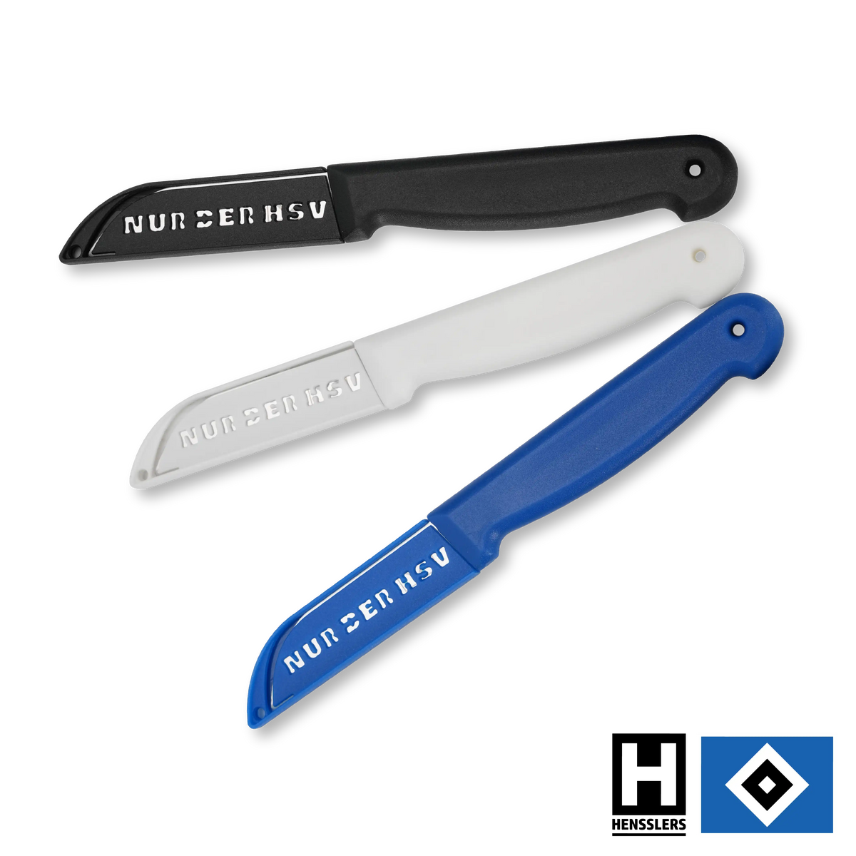 HENSSLERS Schälmesser 3er Set HSV Edition