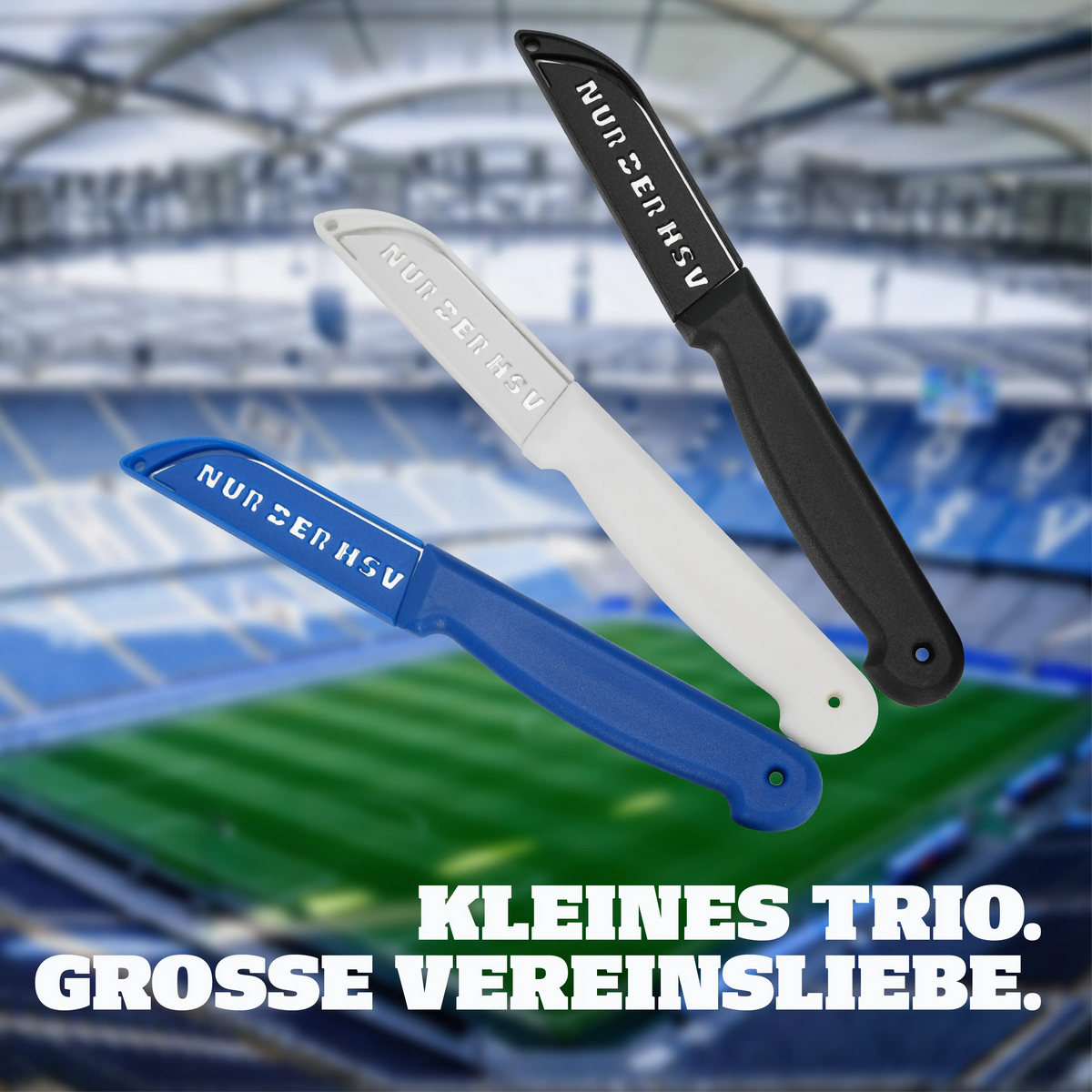 HENSSLERS Schälmesser 3er Set HSV Edition